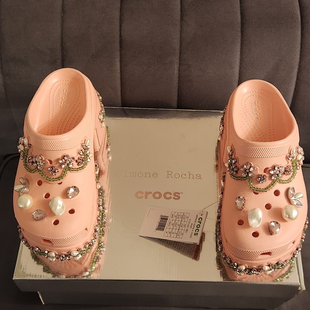 Simone Rochas × Crocs Siren Clog SS25 Powder Pink W9/M7 - Picture 11 of 11